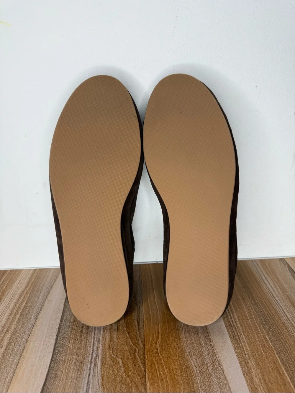 MULO Foldable Suede Slip On Loafers Handmade Men’s US Size 8 Dark Brown